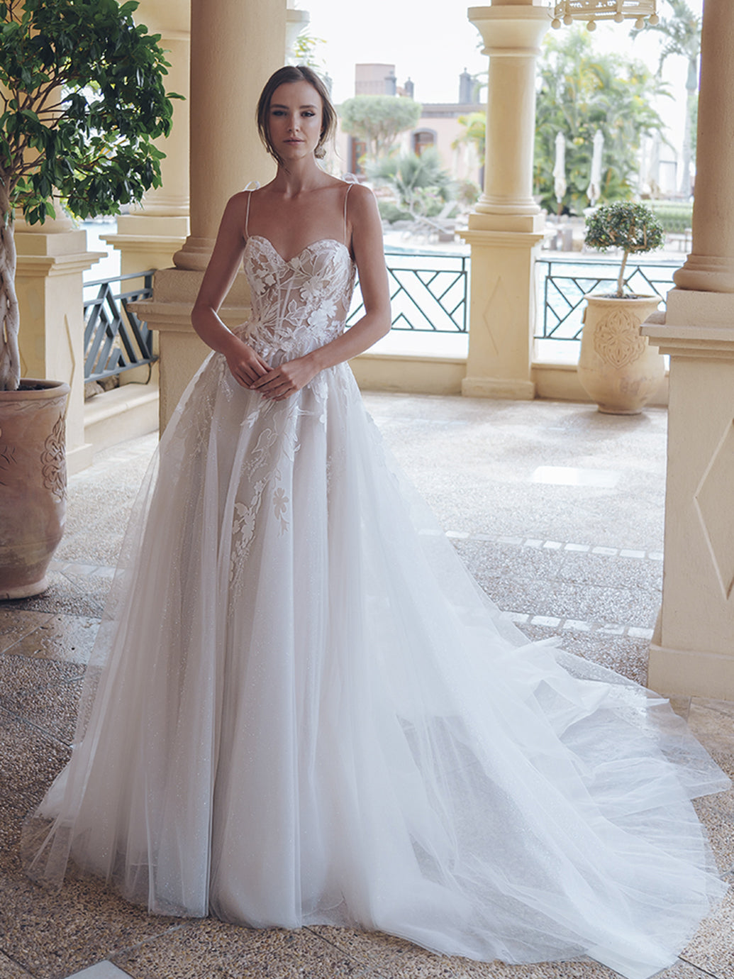 princess polly baby blue dress Blue by Enzoani: Solistice – Camellia Wedding Gown | Bridal Store