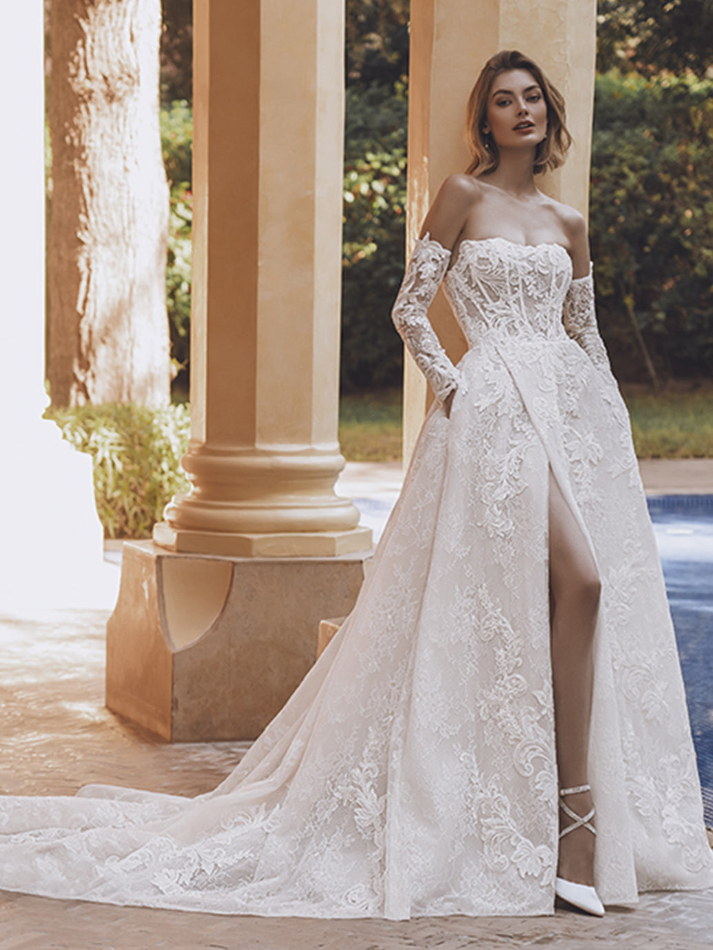 enzoani lace wedding dress Enzoani Wedding Dresses