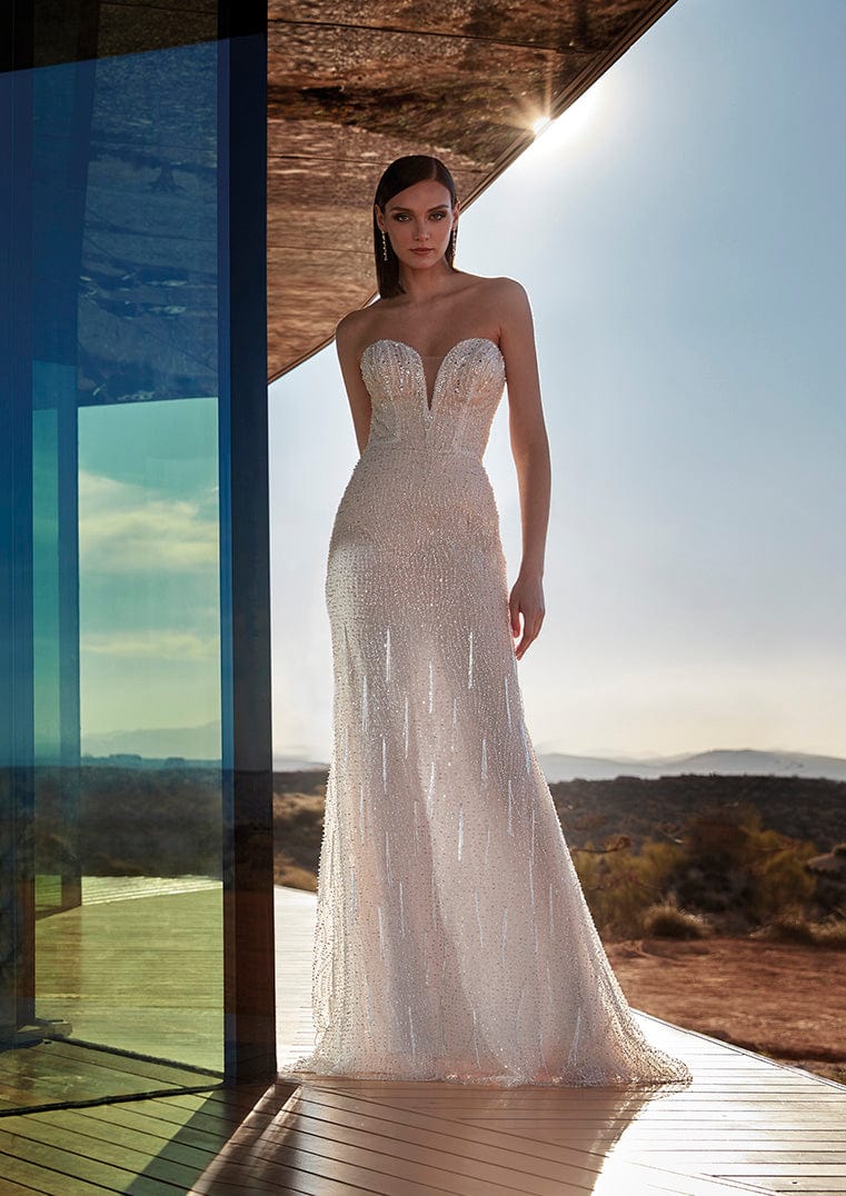 Pronovias Mermaid Lace Tulle Pronovias Privee: Jasper – Camellia