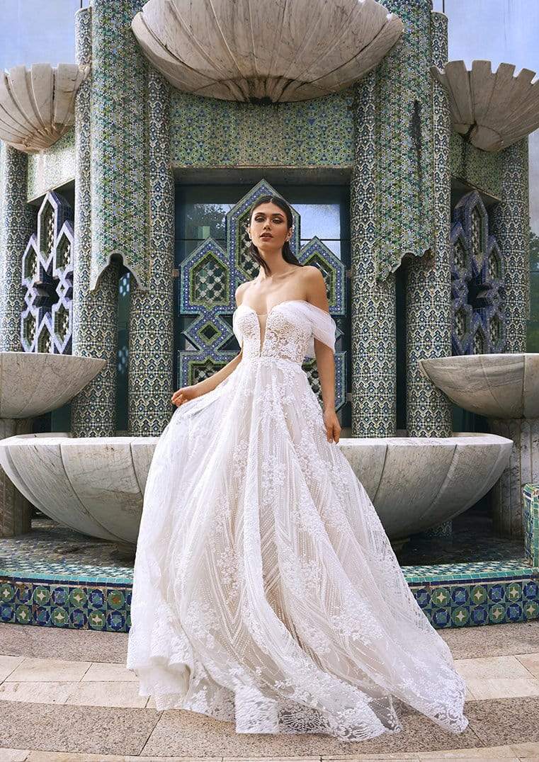 Pronovias Privee: Crescent – Camellia Wedding Gown | Bridal Store