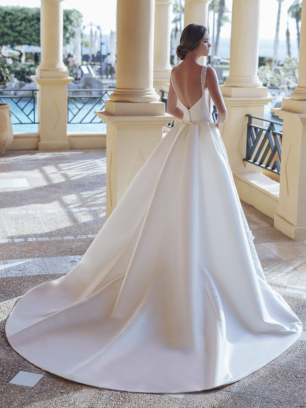 Blue by Enzoani Sienna 28 Ivory Satin