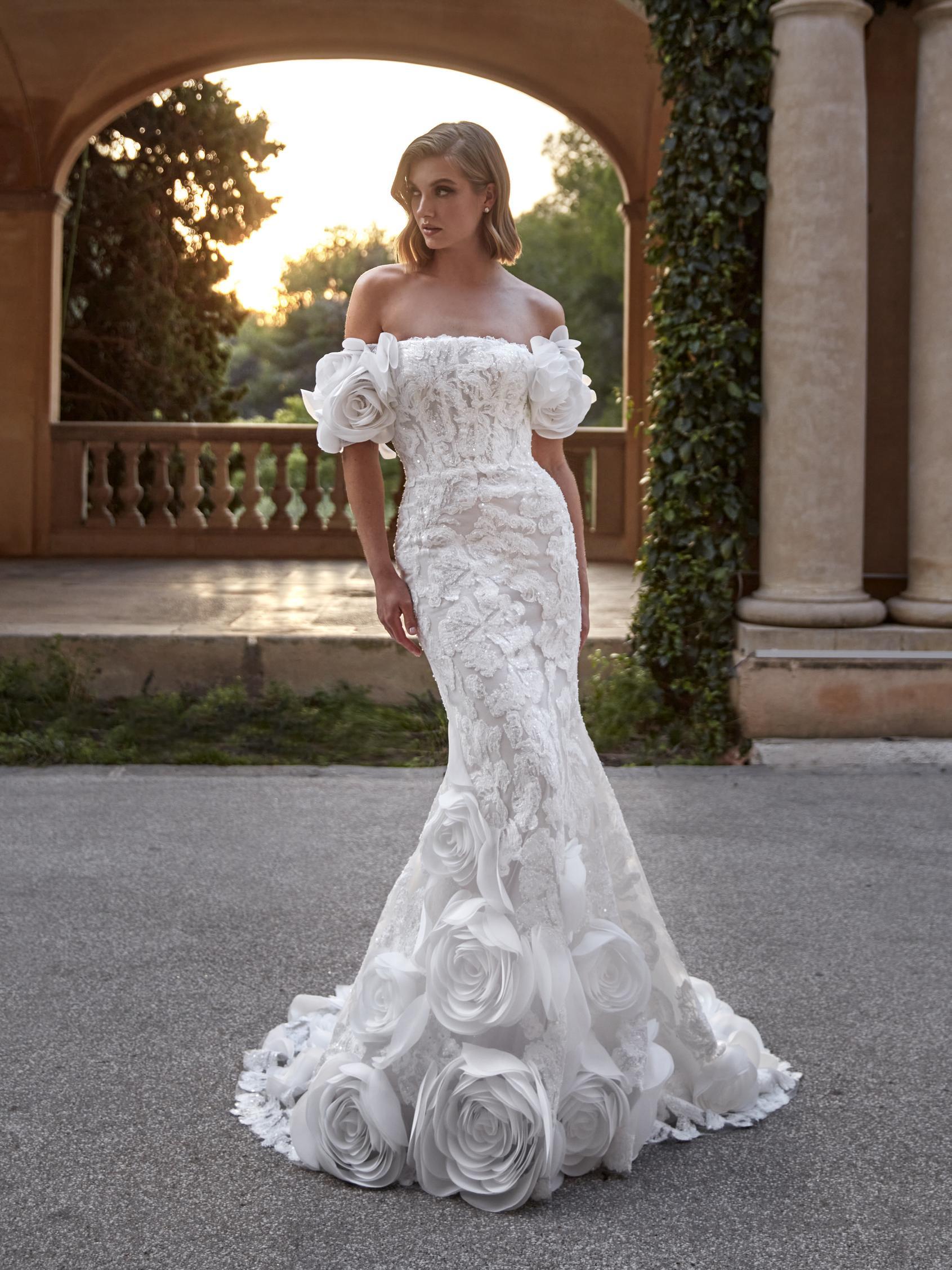 Pronovias Privee: Allen – Camellia Wedding Gown | Bridal Store