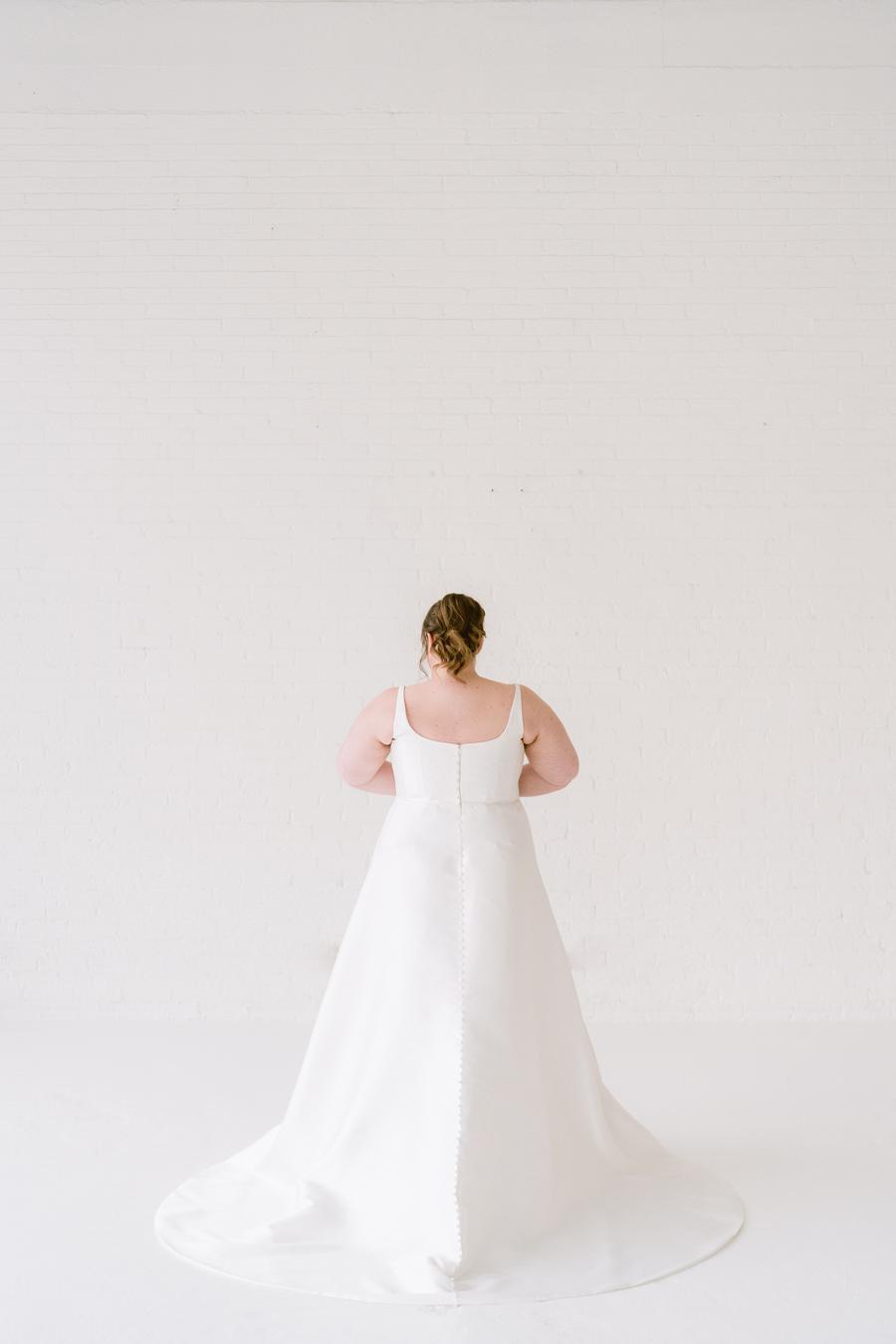 Curve Couture Carmen a-line wedding dress 2 - Camellia Wedding Gown Toronto