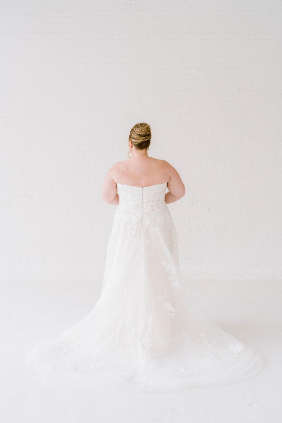 Curve Couture Cleo a-line wedding dress 2 - Camellia Wedding Gown Toronto