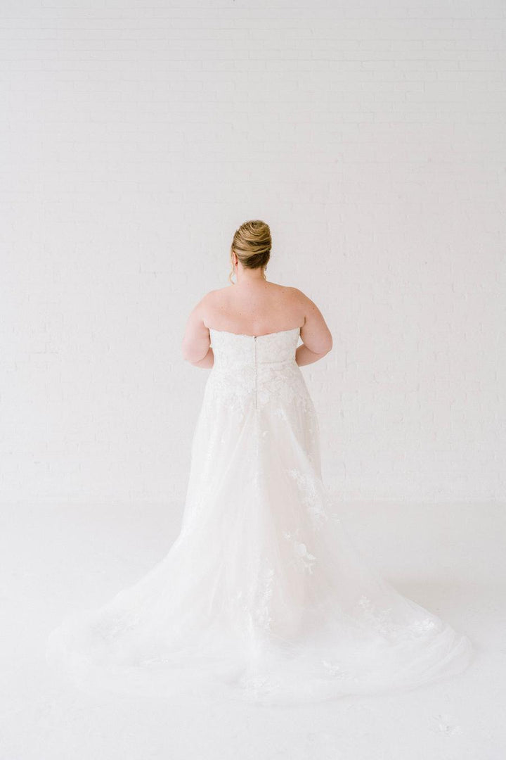 Curve Couture Cleo a-line wedding dress 2 - Camellia Wedding Gown Toronto