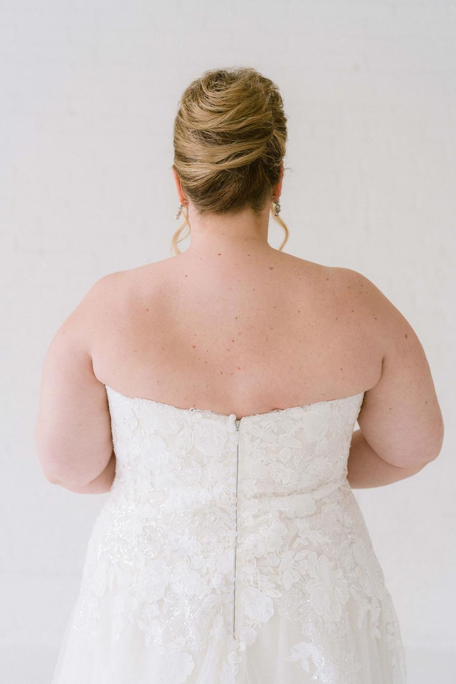Curve Couture Cleo a-line wedding dress 3 - Camellia Wedding Gown Toronto