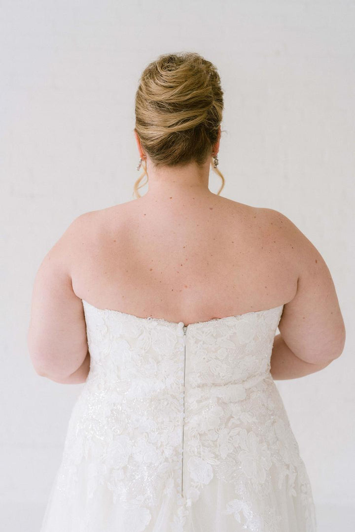 Curve Couture Cleo a-line wedding dress 3 - Camellia Wedding Gown Toronto
