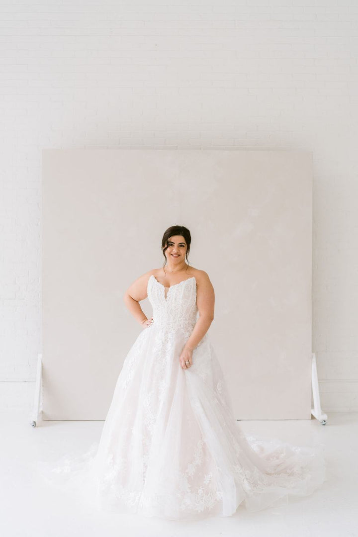 Curve Couture Dallas ball gown wedding dress 1 - Camellia Wedding Gown Toronto