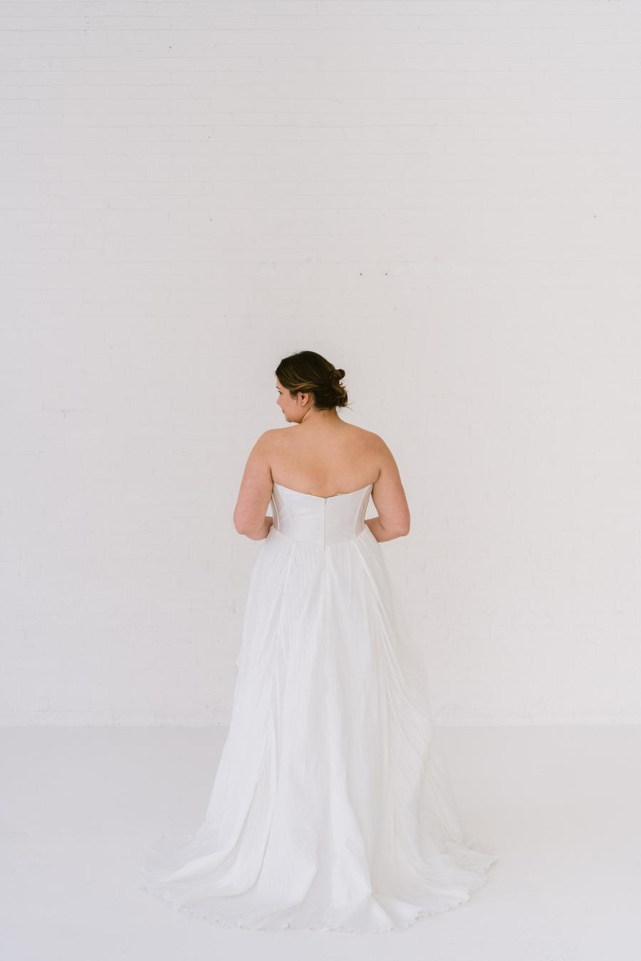 Curve Couture Elodie a-line wedding dress 2 - Camellia Wedding Gown Toronto