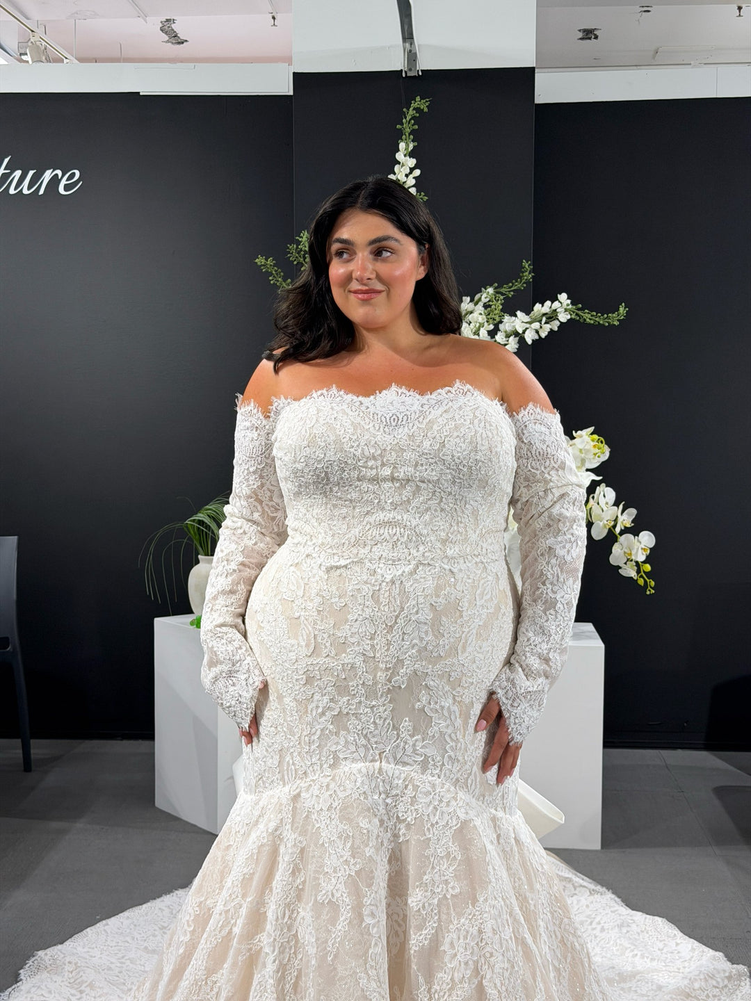 Curve Couture Irina mermaid wedding dress 1 - Camellia Wedding Gown Toronto