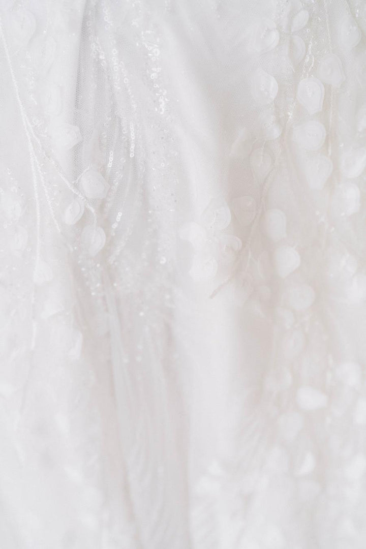 Curve Couture Lily of Valley a-line wedding dress 3 - Camellia Wedding Gown Toronto