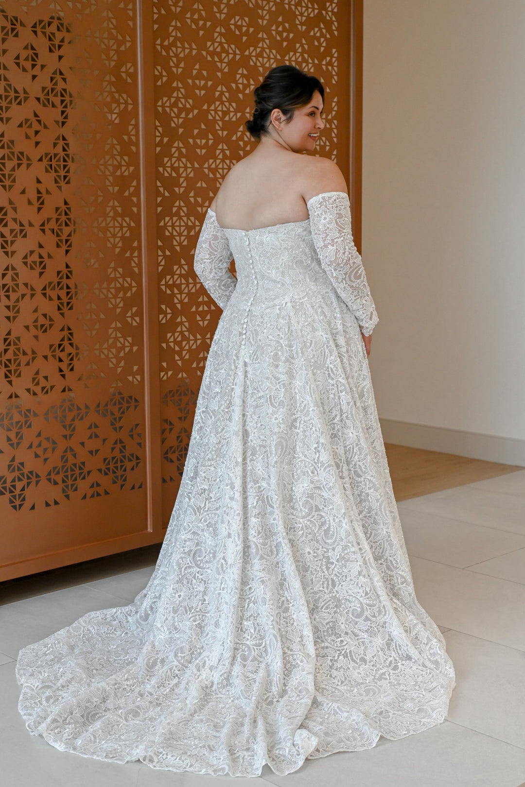 Curve Couture Lugano ball gown wedding dress 4 - Camellia Wedding Gown Toronto