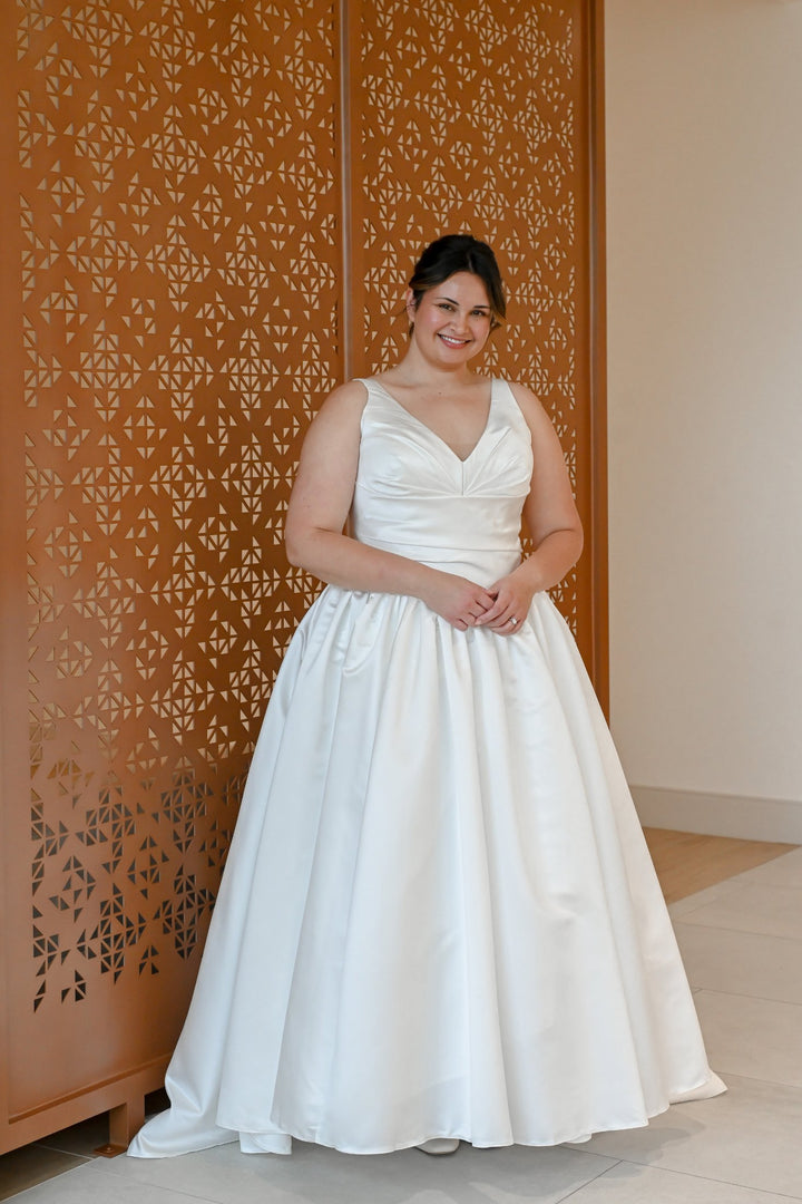 Curve Couture Lyons ball gown wedding dress 1 - Camellia Wedding Gown Toronto