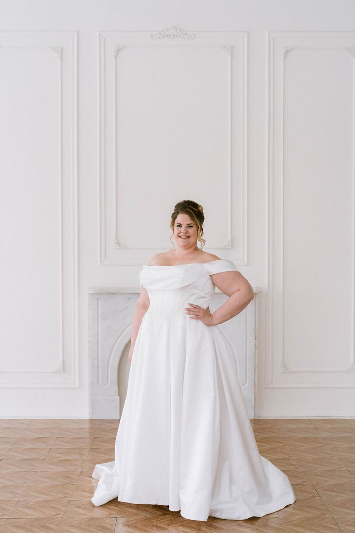 Curve Couture Maren ball gown wedding dress 1 - Camellia Wedding Gown Toronto