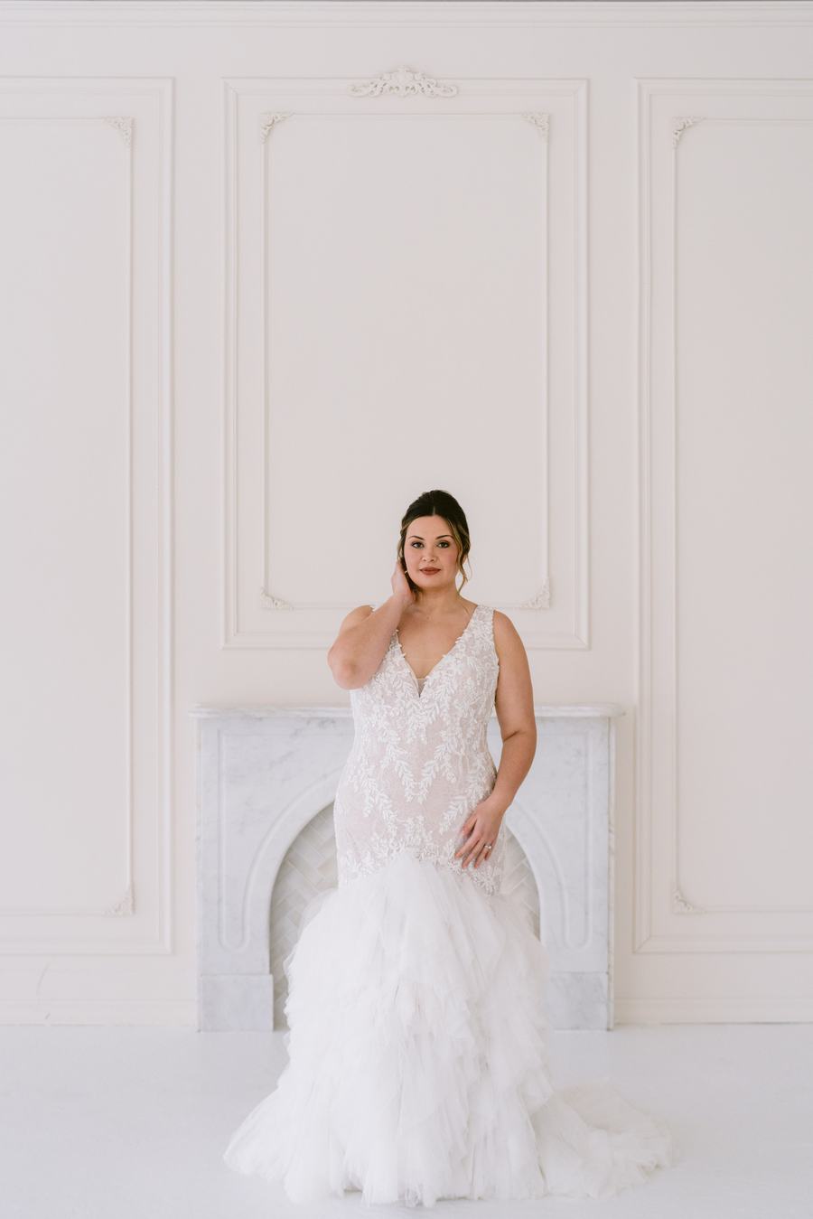 Curve Couture Margot mermaid wedding dress 1 - Camellia Wedding Gown Toronto