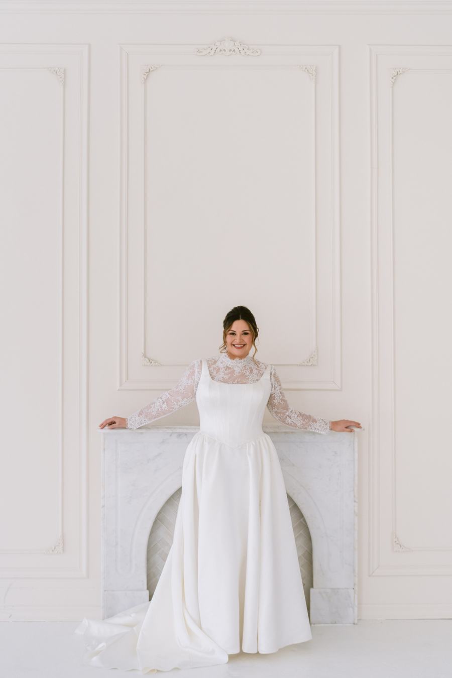 Curve Couture Maria a-line wedding dress 1 - Camellia Wedding Gown Toronto