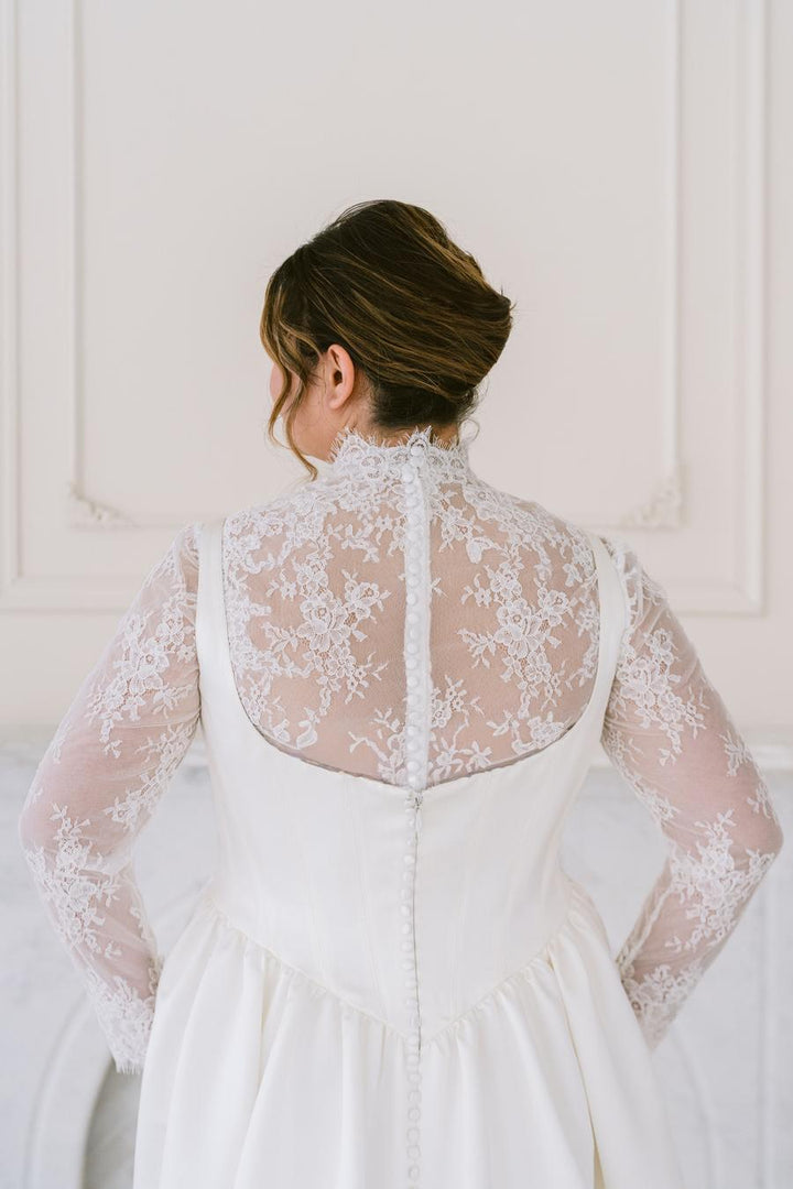 Curve Couture Maria a-line wedding dress 2 - Camellia Wedding Gown Toronto
