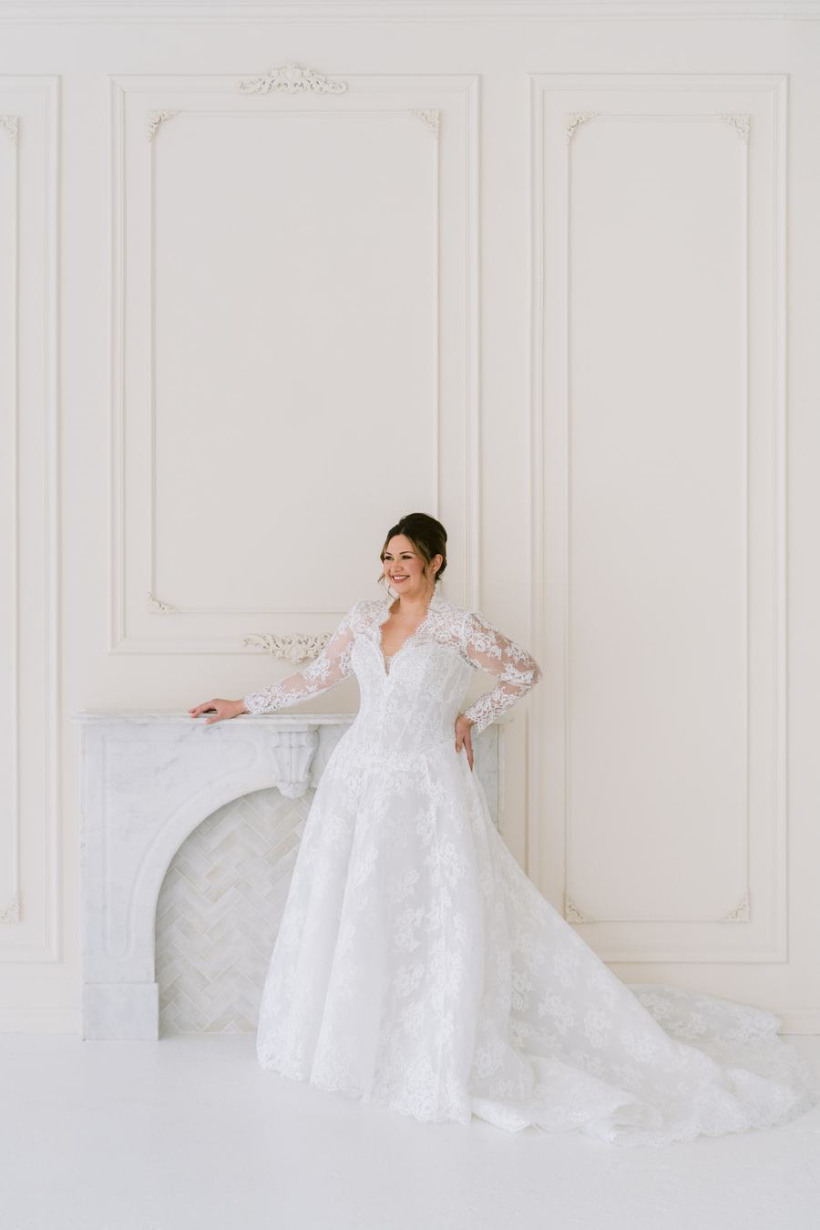 Curve Couture Marie Antoinette ball gown wedding dress 1 - Camellia Wedding Gown Toronto