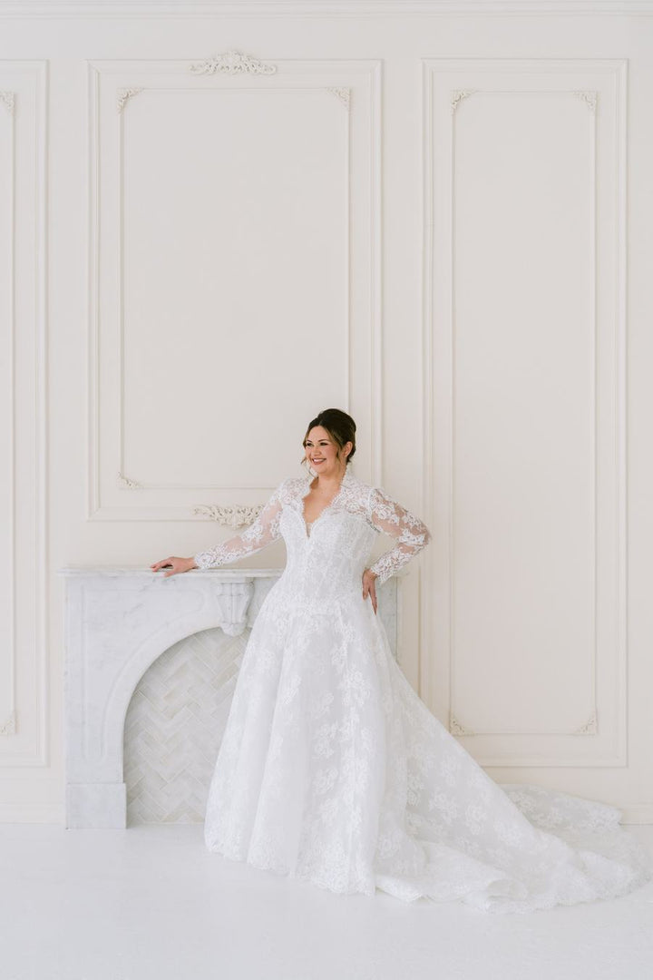 Curve Couture Marie Antoinette ball gown wedding dress 1 - Camellia Wedding Gown Toronto