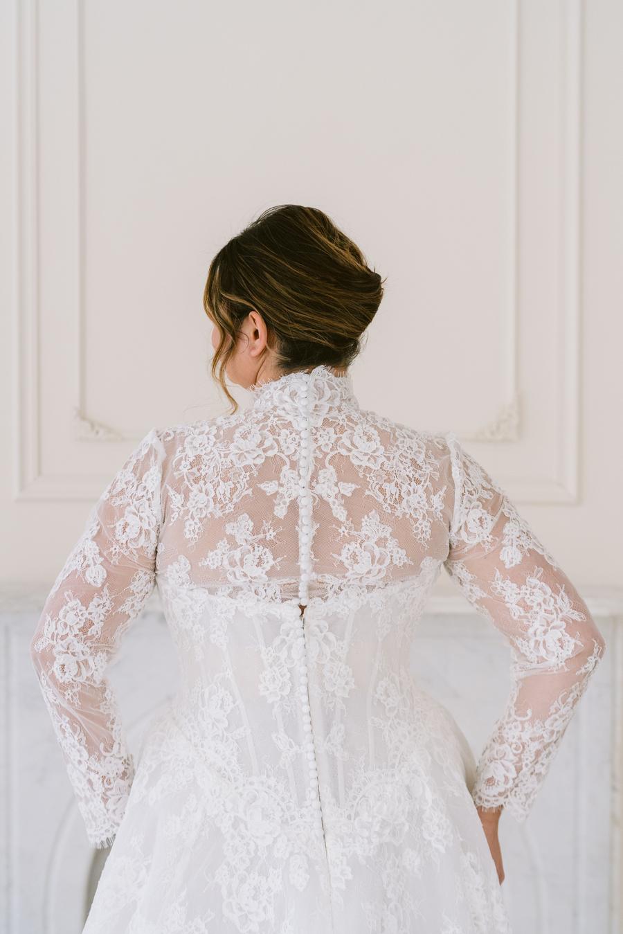 Curve Couture Marie Antoinette ball gown wedding dress 2 - Camellia Wedding Gown Toronto