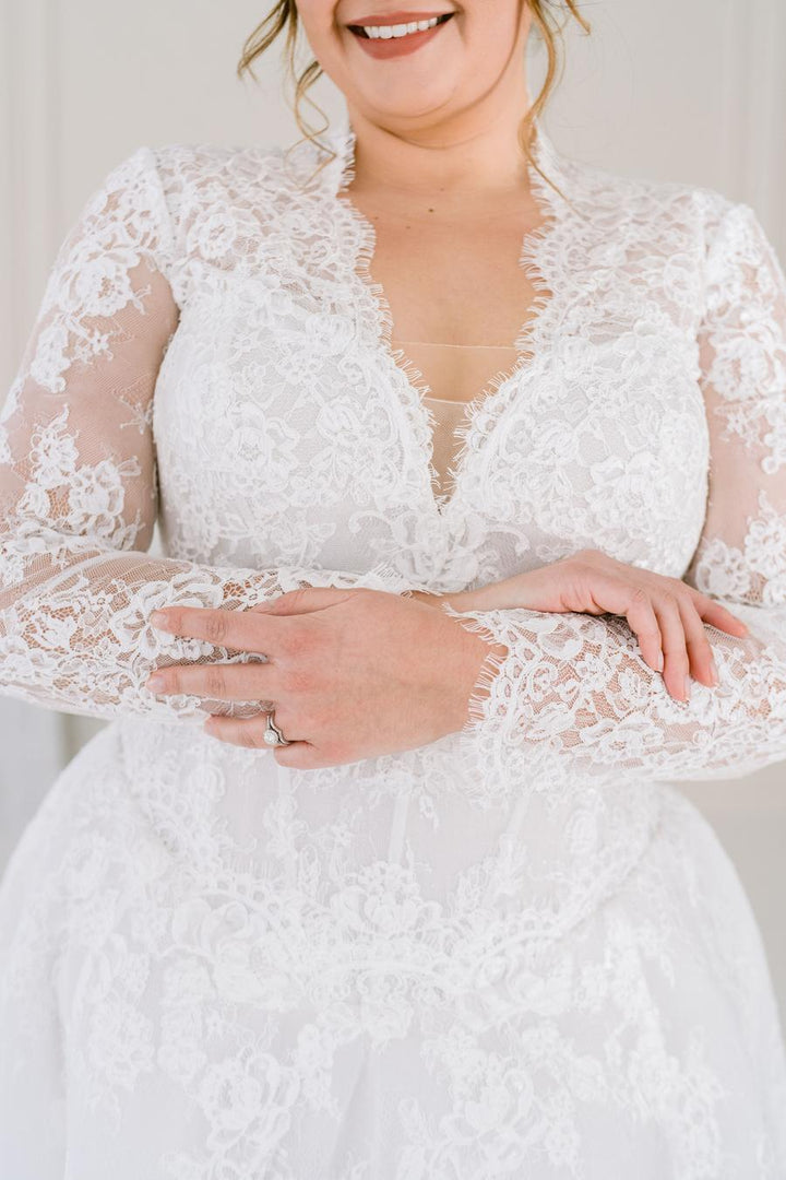 Curve Couture Marie Antoinette ball gown wedding dress 3 - Camellia Wedding Gown Toronto