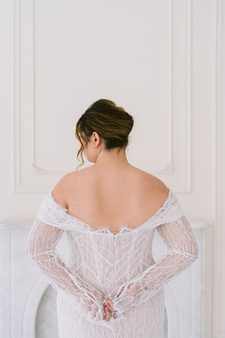 Curve Couture Marilyn fit and flare wedding dress 2 - Camellia Wedding Gown Toronto