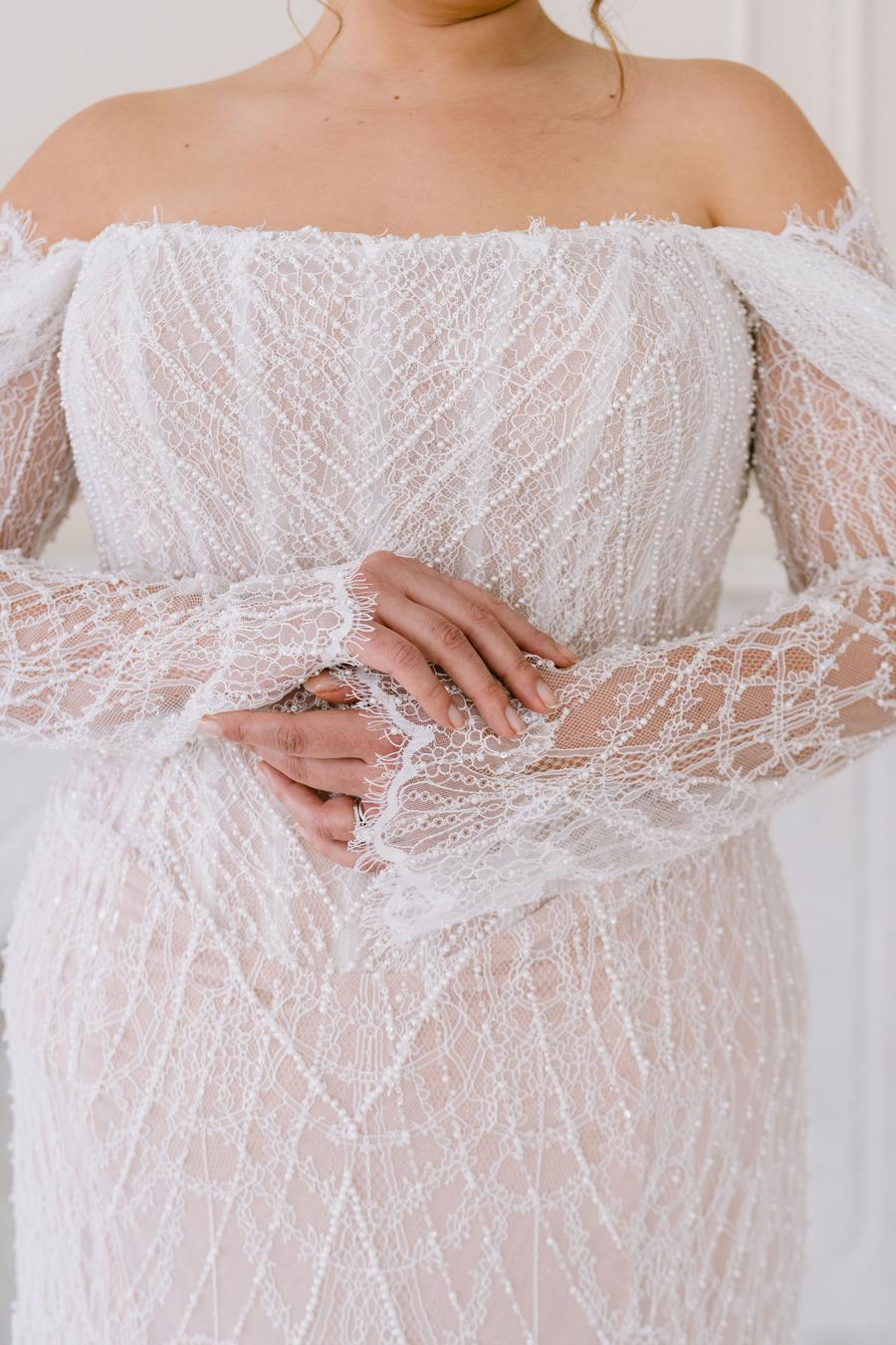 Curve Couture Marilyn fit and flare wedding dress 3 - Camellia Wedding Gown Toronto