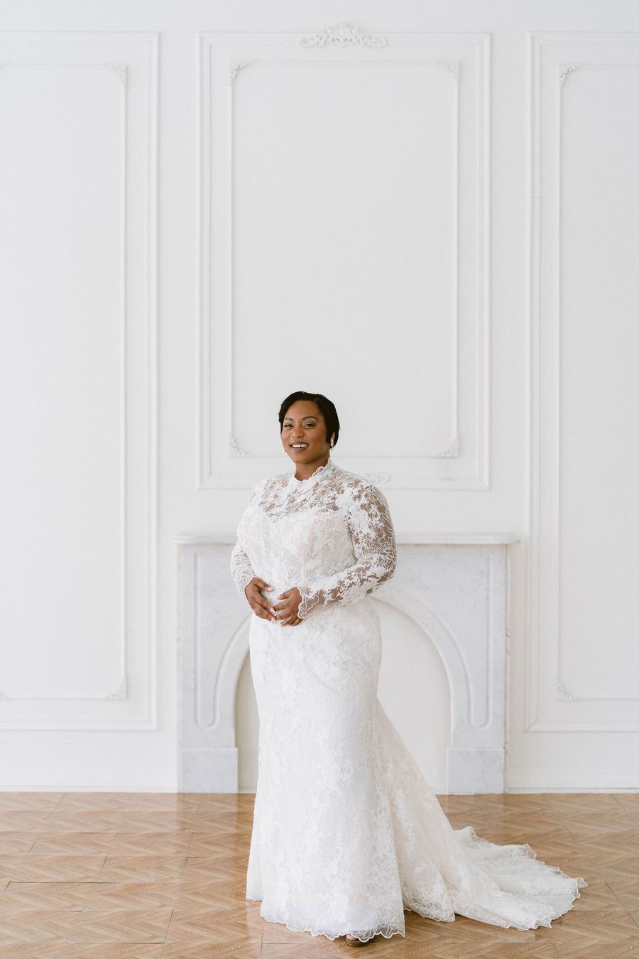 Curve Couture Maya fit and flare wedding dress 1 - Camellia Wedding Gown Toronto
