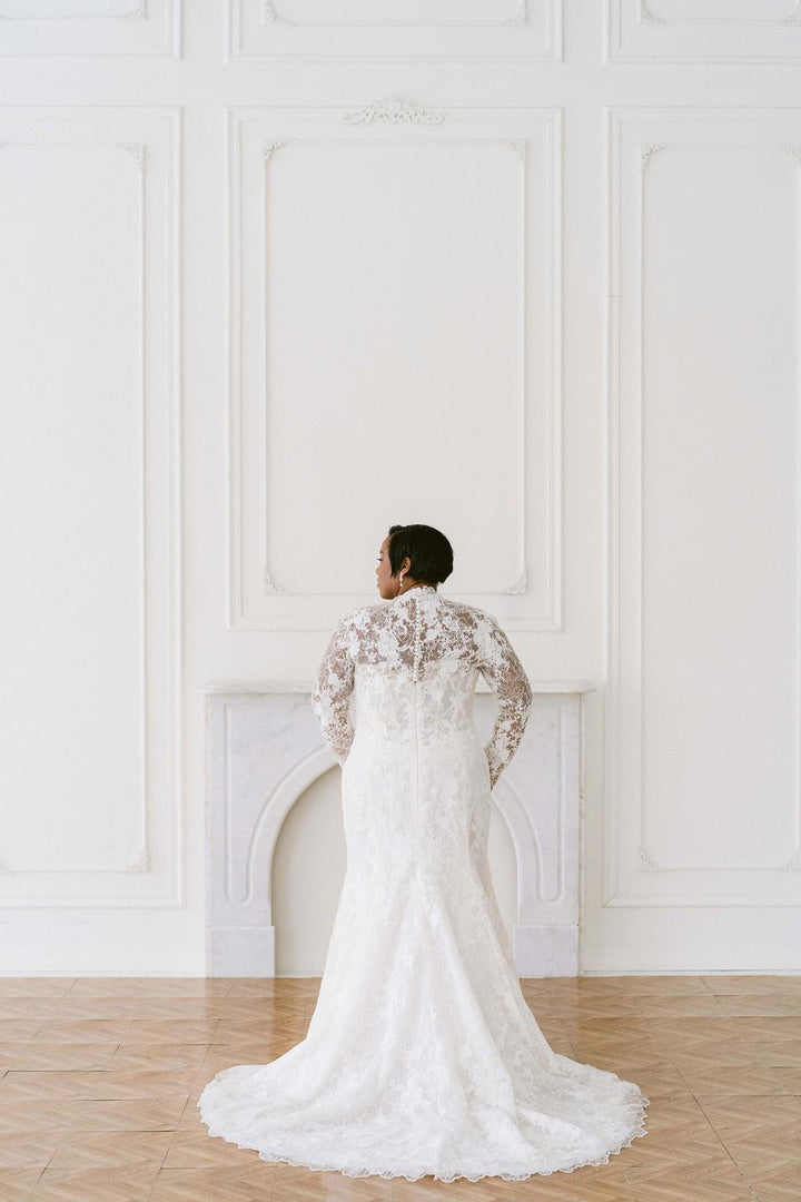 Curve Couture Maya fit and flare wedding dress 2 - Camellia Wedding Gown Toronto