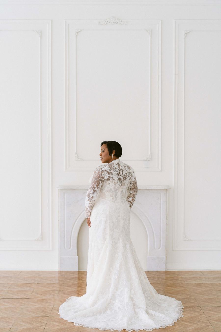 Curve Couture Maya fit and flare wedding dress 3 - Camellia Wedding Gown Toronto