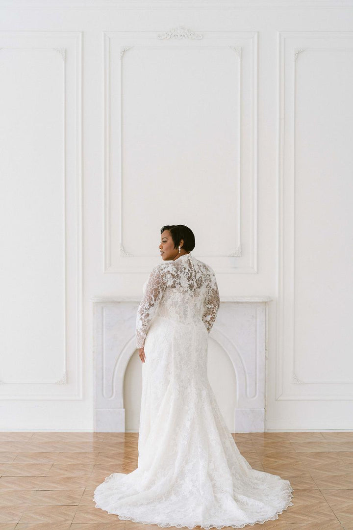 Curve Couture Maya fit and flare wedding dress 3 - Camellia Wedding Gown Toronto