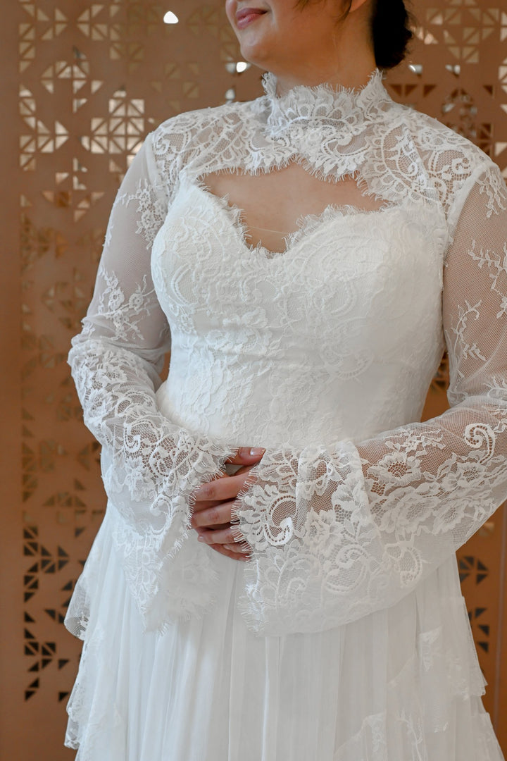 Curve Couture Melody a-line wedding dress 2 - Camellia Wedding Gown Toronto