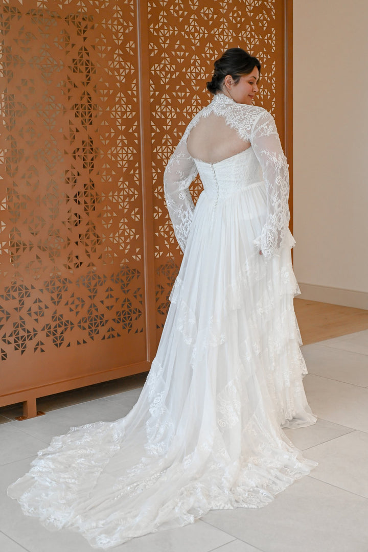 Curve Couture Melody a-line wedding dress 4 - Camellia Wedding Gown Toronto