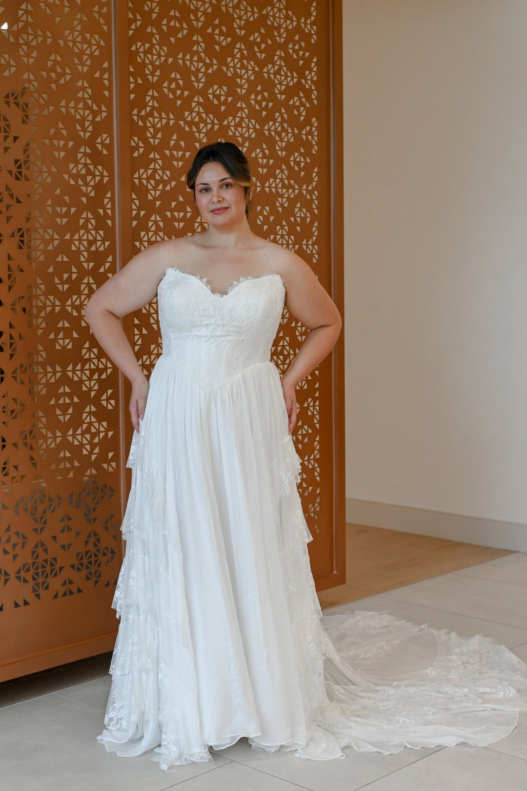 Curve Couture Melody a-line wedding dress 6 - Camellia Wedding Gown Toronto