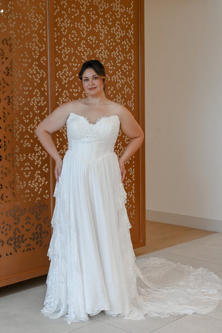 Curve Couture Melody a-line wedding dress 6 - Camellia Wedding Gown Toronto
