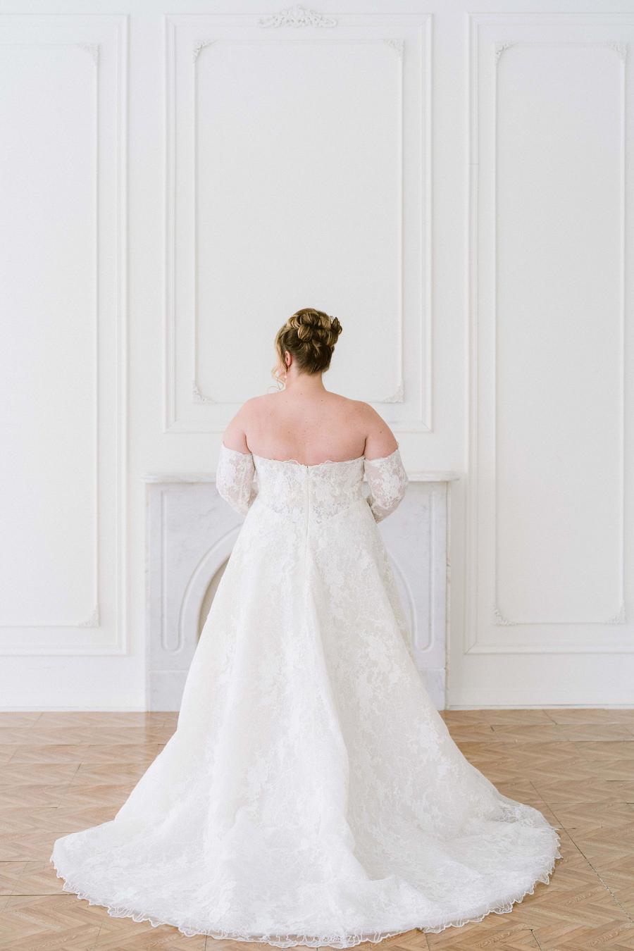Curve Couture Mila a-line wedding dress 2 - Camellia Wedding Gown Toronto
