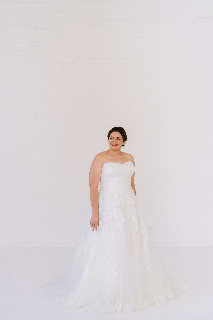Curve Couture Mona Lisa ball gown wedding dress 1 - Camellia Wedding Gown Toronto