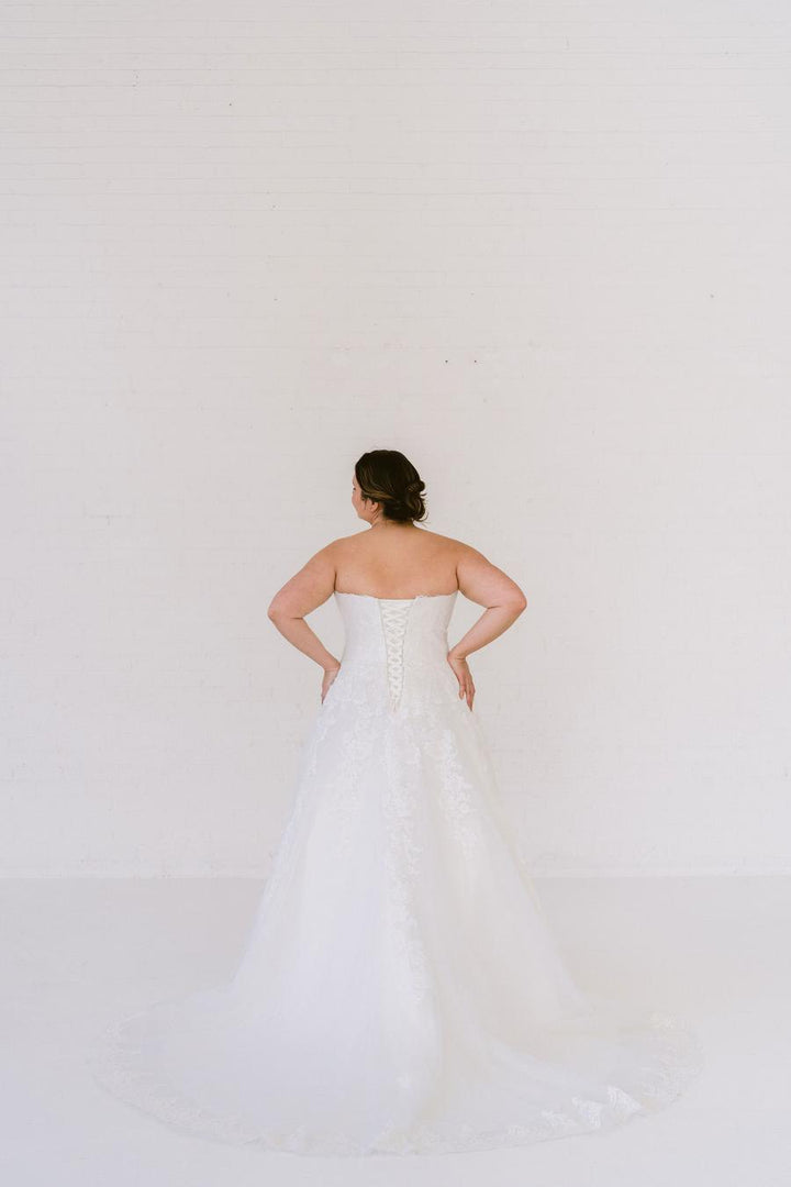 Curve Couture Mona Lisa ball gown wedding dress 2 - Camellia Wedding Gown Toronto