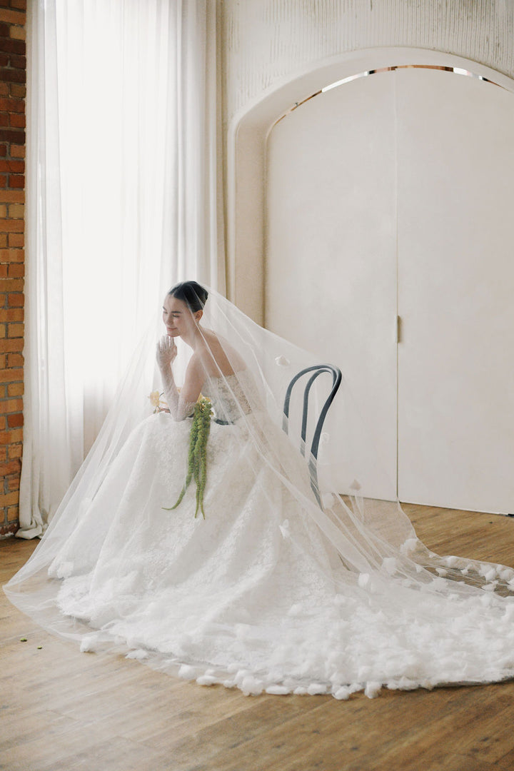 Magnolia: FloralV (Veil Only)