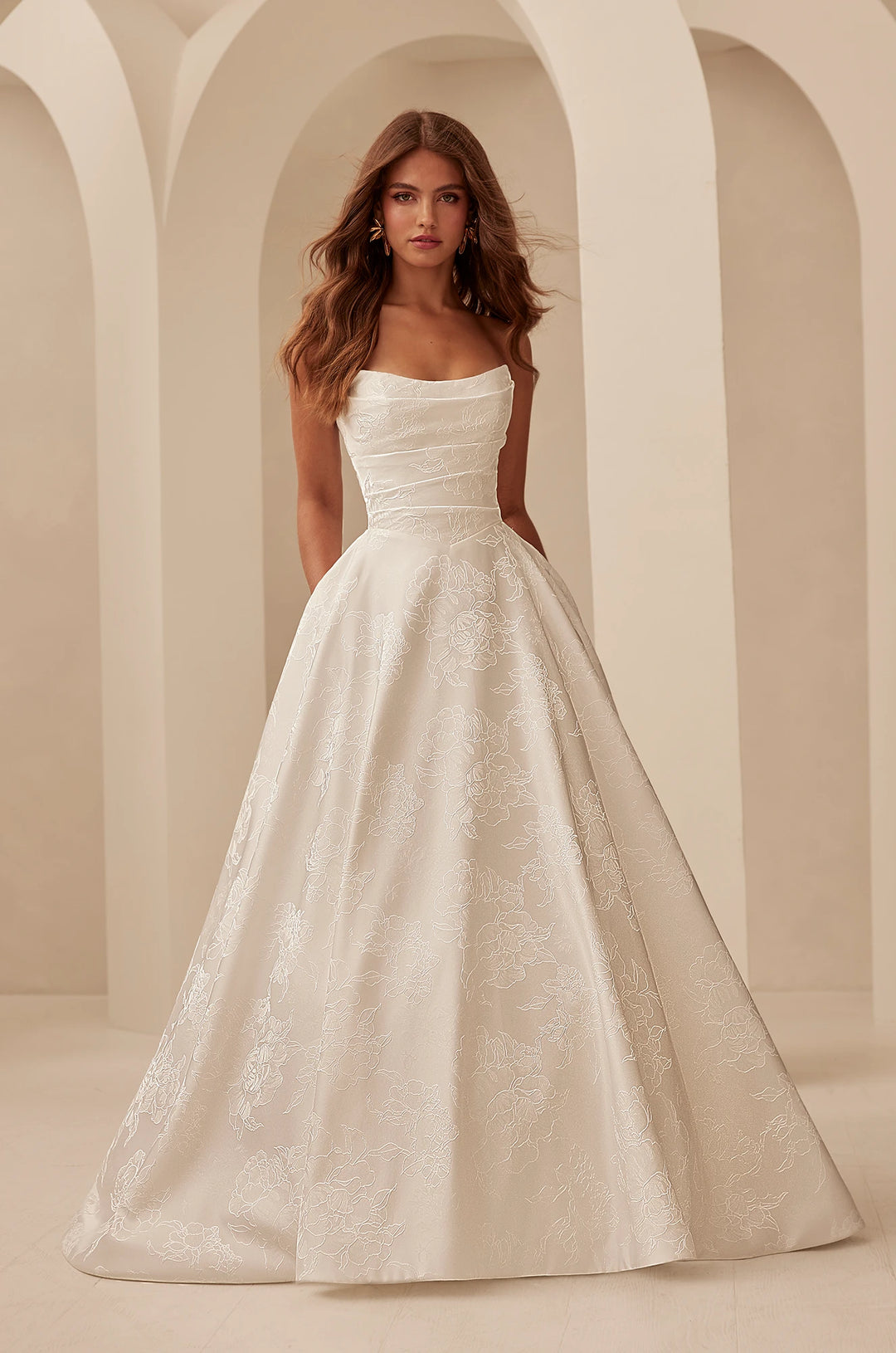 wedding dress designer mikaella 2485 Wedding Dress - Wedding Atelier NYC