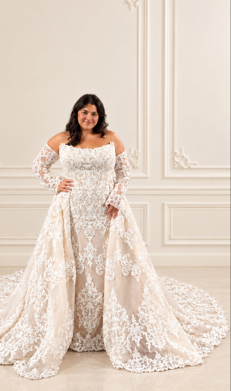 Plus size wedding dress toronto Curve Couture bridal Polina