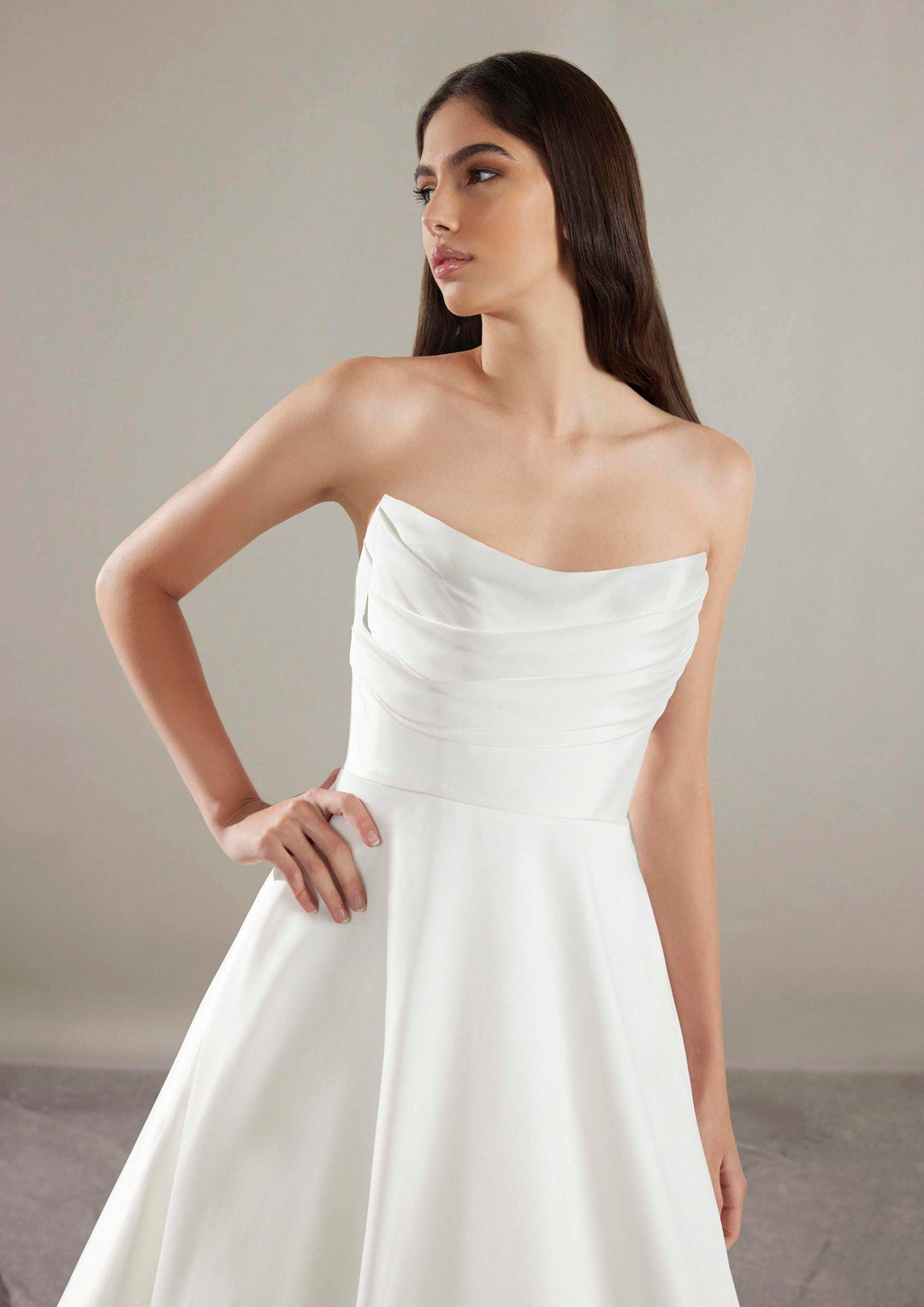 Pronovias Wedding Dress KEONI Sample Sale C Aline Mikado Ball gown wedding dress