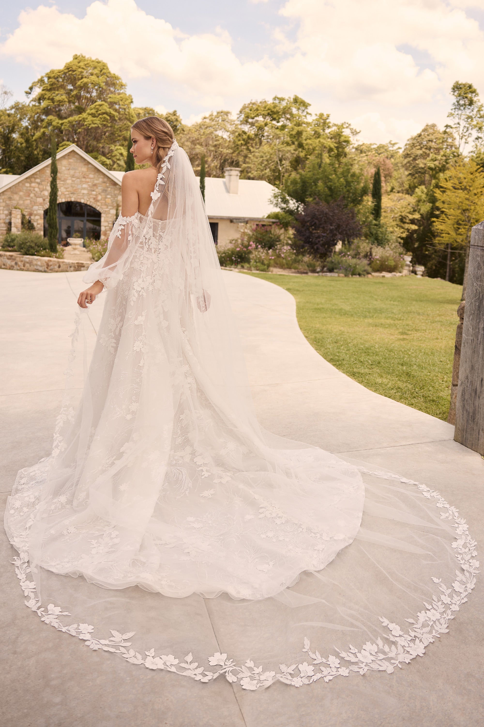Sophia Tolli: ST640VEIL – Camellia Wedding Gown | Bridal Store