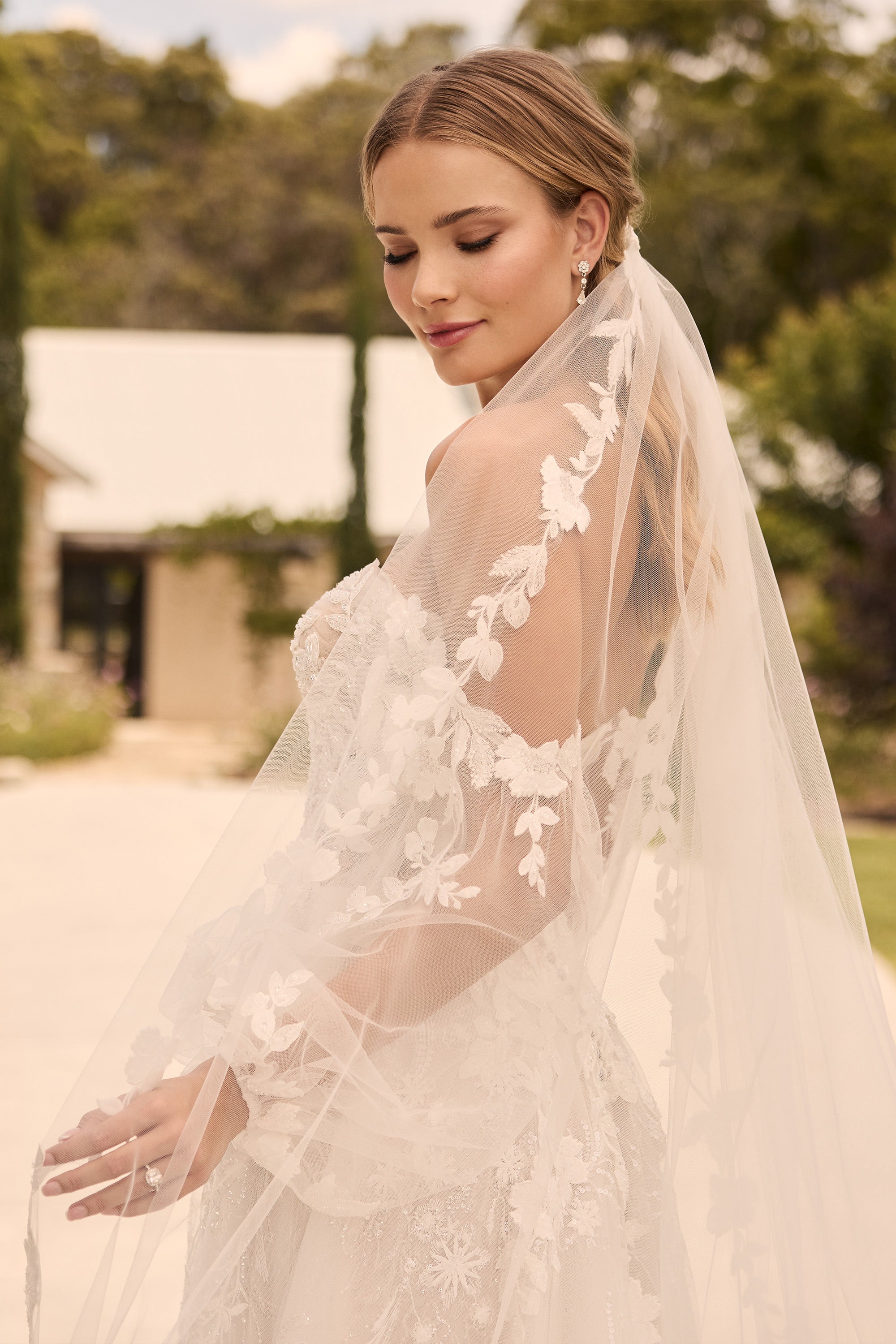Sophia Tolli: ST640VEIL – Camellia Wedding Gown | Bridal Store