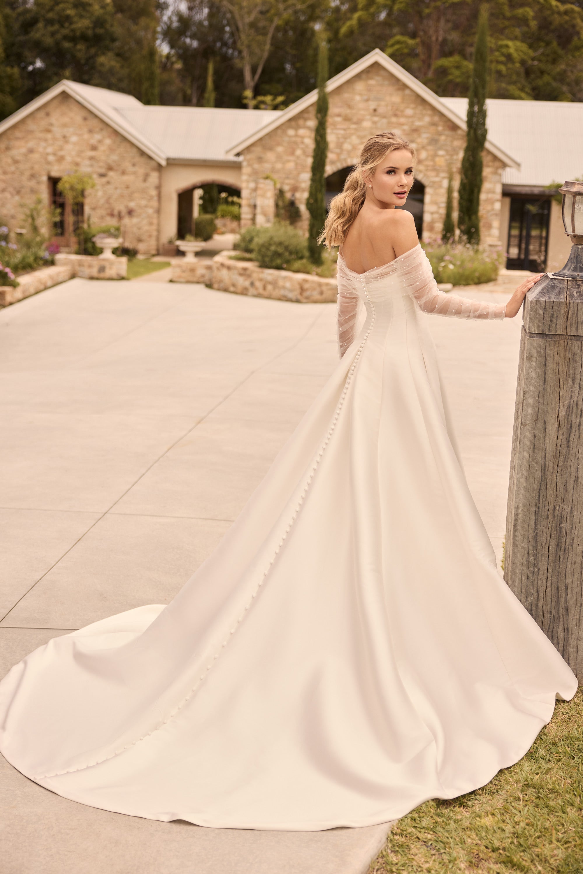 Sophia Tolli: Y3166 - Pearl – Camellia Wedding Gown | Bridal Store