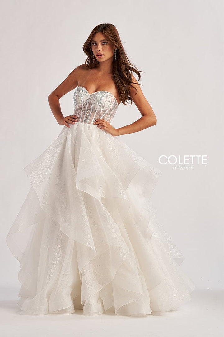 Colette by Daphne Prom 00 / Diamond White Colette: CL8200