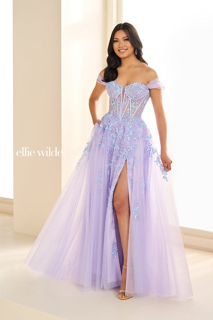 Ellie Wilde Prom 00 / Lilac/Light Blue Ellie Wilde: EW36217