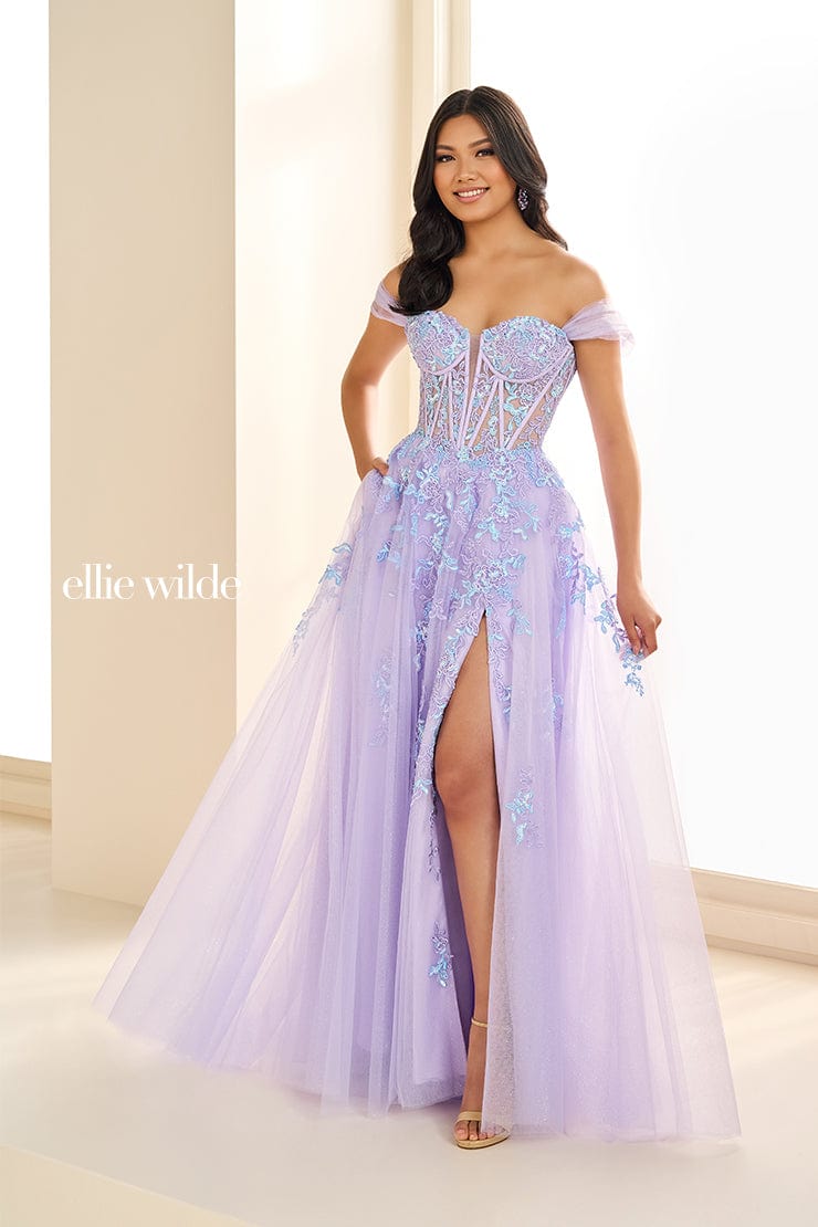 Ellie Wilde Prom 00 / Lilac/Light Blue Ellie Wilde: EW36217