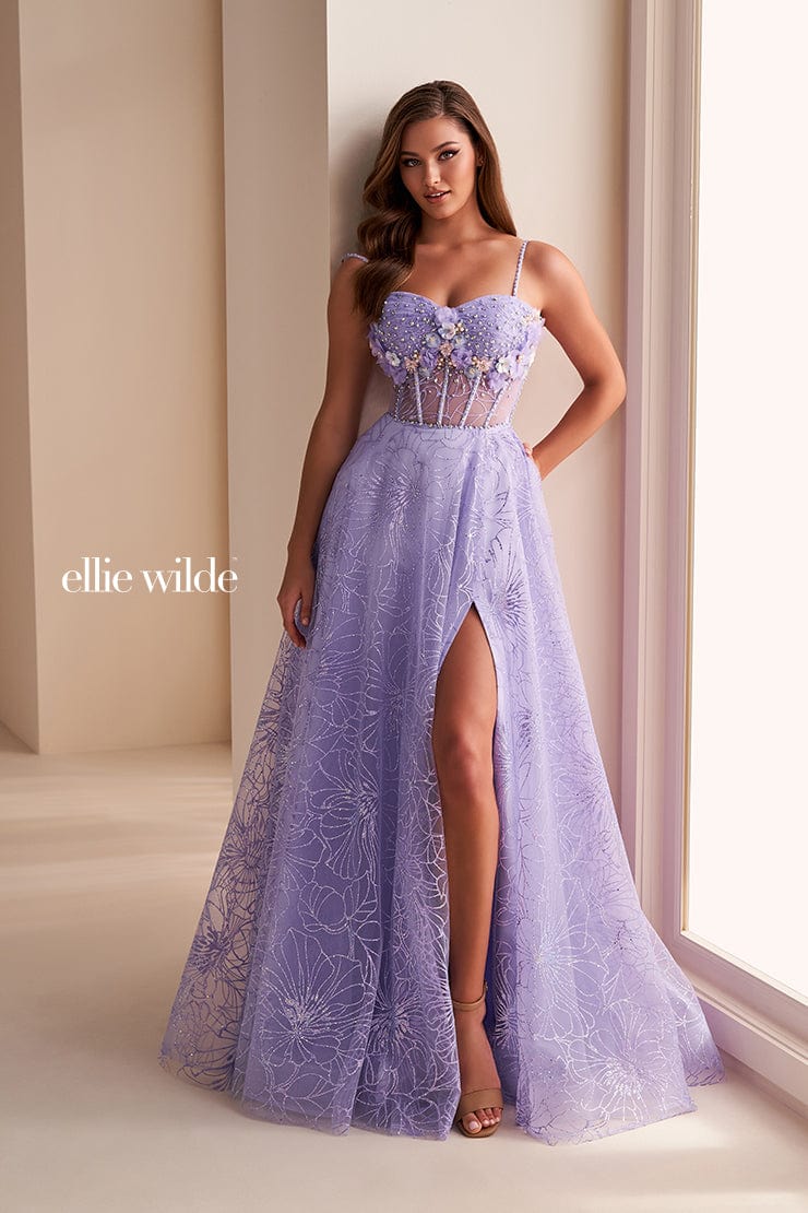 Ellie Wilde Prom 00 / Lilac/Multi Ellie Wilde: EW36218