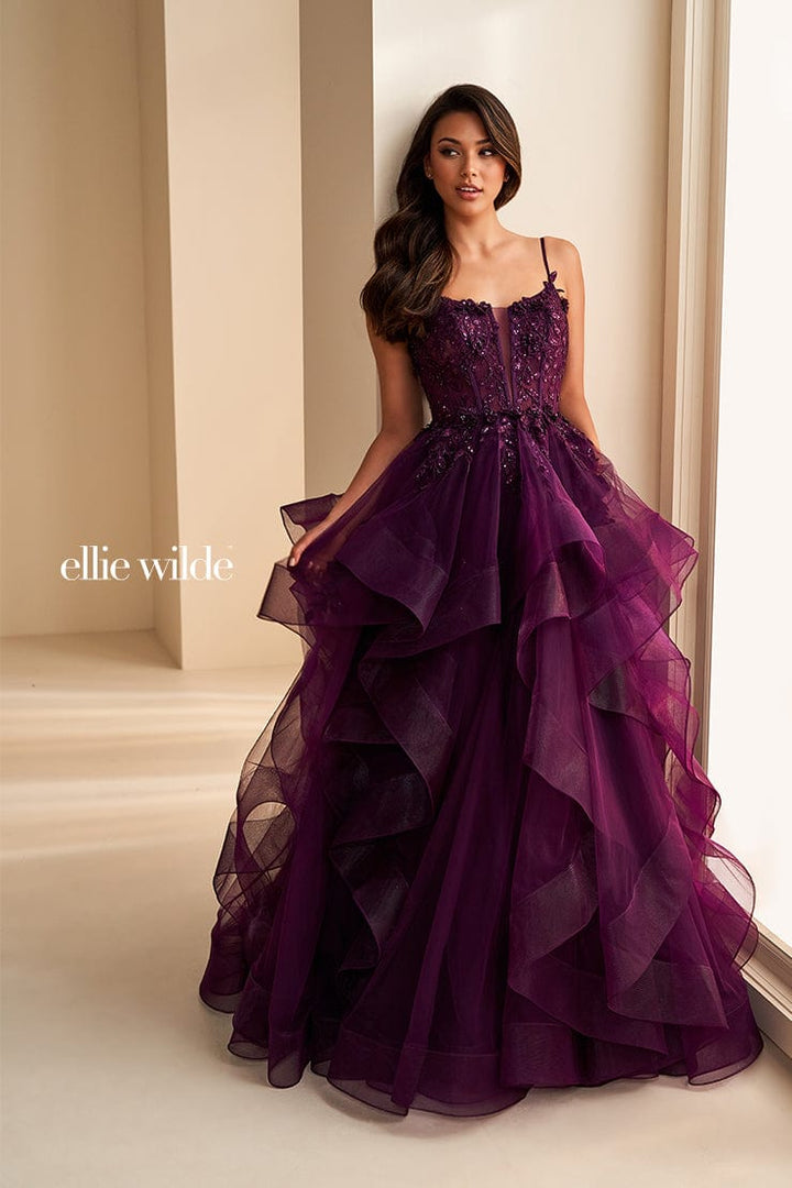 Ellie Wilde Prom 00 / Dark Plum Ellie Wilde: EW36225